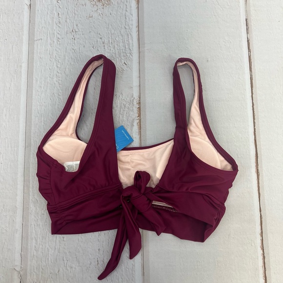 NWT Bikini Top Design with Ruched and Square Neck Tank SIZE M - Picture 9 of 17